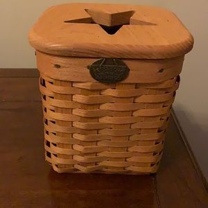 Peterboro Basket Star Tissue Box holder